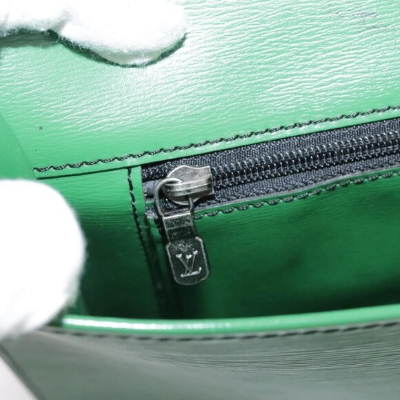 LOUIS VUITTON Epi Document case Clutch Bag Green LV - Picture 14 of 16